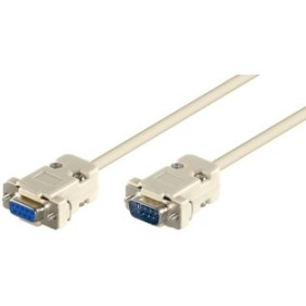 Cavo seriale, MicroConnect, D-SUB/RS-232 - D-SUB/RS-232, 10 m