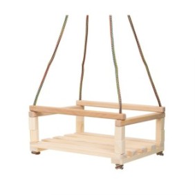 Culla in legno per bambini, 40x30 cm / EXT 10763
