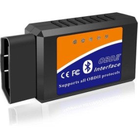 Tester interfaccia diagnostica auto multimarca OBD II, JENUOS®, Bluetooth, ELM 327 OBDII V2.1
