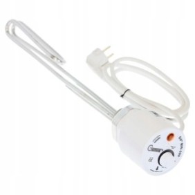 Riscaldatore elettrico per caldaia con termostato Gwarant, 3000 W, 5/4 pollici, bianco