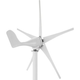 Turbina eolica, RX-400H5.800W, 6 pale, controller MPPT libero, acciaio inossidabile, bianco