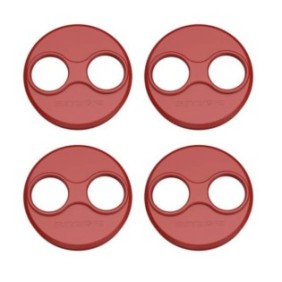 Set di 4 coperture motore per DJI Mavic Mini / 2 / SE / 3 / 3 Pro, rosso