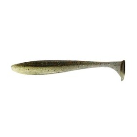 Set di 5 shad Palmer 5,5 cm 1,2 g modello 11 glitter multicolore marrone e bianco per la pesca in acqua salata, avat, luccio, pesce persico, pulito