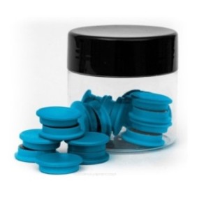 Magneti per latta in contenitore Tres, Blu, 20 mm