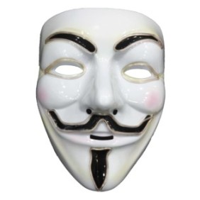 Maschera V per Vendetta, Arhatreya, LED, Bianco, Luce bianca