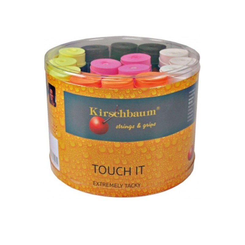 Set da 60 overgrip Kirschbaum Touch IT, multicolore, spessore 0,5 mm