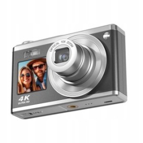 Fotocamera digitale XREC C23 60MP 4K ZOOM 10x, Nera