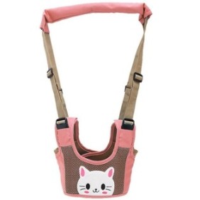 Cintura per passeggino, bebè, bambini, Teox®, cotone, regolabile, 8-18 mesi, hello kitty rosa