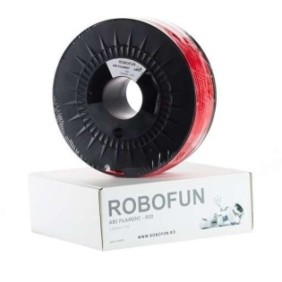 Filamento premium, Robofun, ABS, 1 kg, 3 mm, rosso