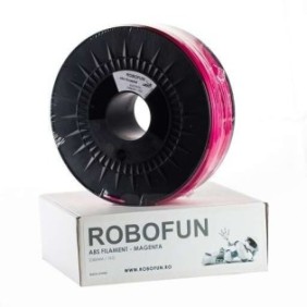 Filamento premium, Robofun, ABS, 1 kg, 3 mm, magenta
