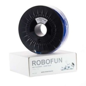 Filamento Premium, Robofun, ABS, 1 kg, 3 mm, blu scuro