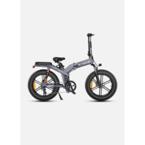 Bicicletta elettrica pieghevole ENGWE X20, doppia batteria - 14,4 Ah e 7,8 Ah, 750 W, 48 V, autonomia 100 km, 40 km/h massimo, Grigio