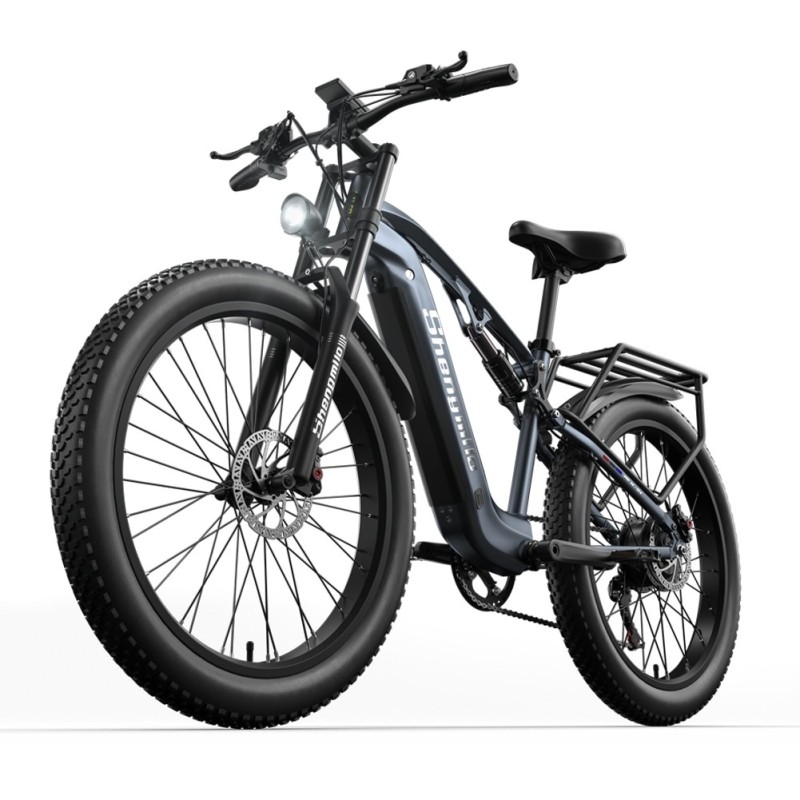 Bicicletta elettrica Shengmilo MX05 BAFANG Peak 1000W Motori 48V 17.5AH Batteria Samsung, grigia