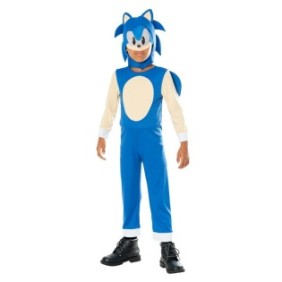 Costume da Sonic - Il riccio per bambino 5-6 anni 110-116 cm