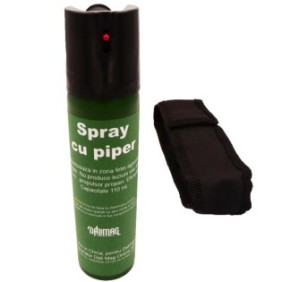 Spray paralizzante, lacrimante, irritante al peperoncino, verde, 110 ml, astuccio, Dalimag