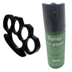 Kit spray paralizzante al peperoncino 60 ml, irritanti, lacrime, Rozeta Box Dagger, Dalimag