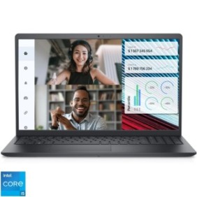 Laptop Dell Vostro 3520 con processori Intel® Core™ i5-1235U fino a 4.4 GHz, Full HD sì 15.6", DDR4 sì 16 GB, SSD sì 512 GB, scheda grafica Intel® Iris® Xe, Ubuntu, Carbon Black , 3 anni di ProSupport