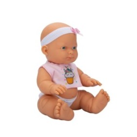 Set baby-doll con fascia e pigiama rosa, 23 cm, ATS per bambini