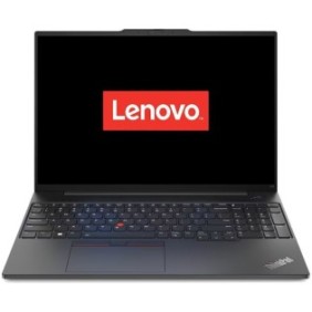 Laptop Lenovo ThinkPad E16 Gen 1 con processori Intel® Core™ i7-1355U fino a 5,0 GHz, 16", WUXGA, IPS, DDR4 sì 40 GB, SSD sì 512 GB, scheda grafica Intel® Iris® Xe, senza sistema operativo, nero grafite