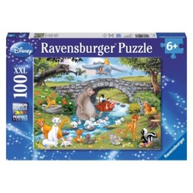 Puzzle Ravensburger XXL - Disney, Il mondo degli animali, 100 pezzi