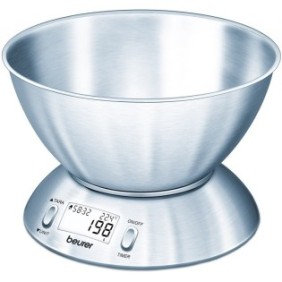 Bilancia da cucina Beurer KS54, 5 kg, Argento