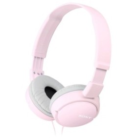 Cuffie audio on-ear Sony MDR-ZX110P, cablate, rosa