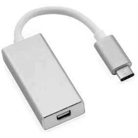 Adattatore USB 3.1 tipo "C" - mini Displayport, Padre-Madre, 10 cm, Roline