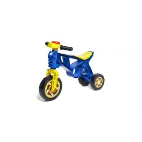 Triciclo tipo moto senza pedali per bambini MOTO ORION™, modello sportivo, stabilità maggiorata, Blu