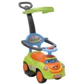 Auto a spinta Smile Green 2 in 1