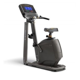 Fitness bike MATRIX U30XER - Peso massimo utente 159 kg, peso volano 10,5 kg, 20 livelli di resistenza, console touchscreen da 10", 10 programmi di allenamento