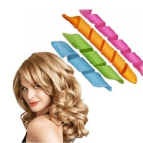 Set di bigodini rapidi Magic Multicolor Leverag per lo styling dei capelli mossi