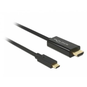 Cavo da USB-C a HDMI (modalità DP Alt) 4K 30 Hz 2 m TT Nero, Delock 85259