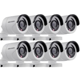 Kit Hikvision CCTV 8 telecamere bullet TurboHD 1.3MP MK056-KIT06