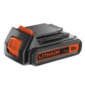 Batteria agli ioni di litio Black & Decker BL1518-XJ, 18 V, 1,5 Ah, per tutti gli utensili da 18 V