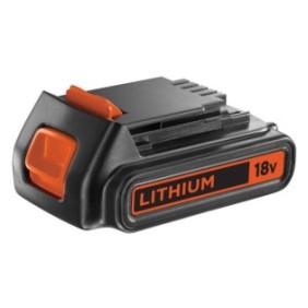 Batteria agli ioni di litio Black & Decker BL2018-XJ, 18 V, 2,0 Ah, per tutti gli utensili da 18 V