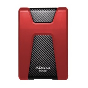 HDD esterno ADATA HD650, 1TB, 2.5", USB 3.0, Nero/Rosso