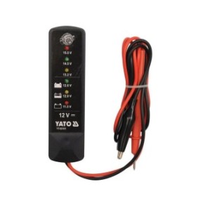 Tester per batterie e alternatori, digitale, 12V, Yato YT-83101