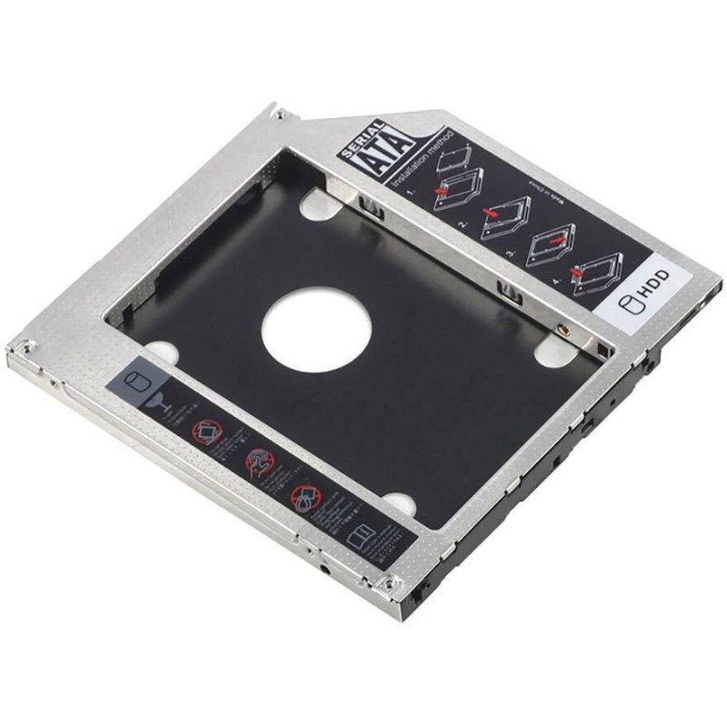 Telaio di installazione SSD/HDD per rack esterno Digitus da SATA a SATA, 12,7 mm