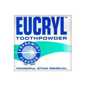 Polvere intensa Eucryl per lo sbiancamento dei denti