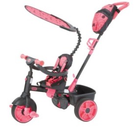 Triciclo Little Tikes - 4 in 1 Deluxe, rosa fluo