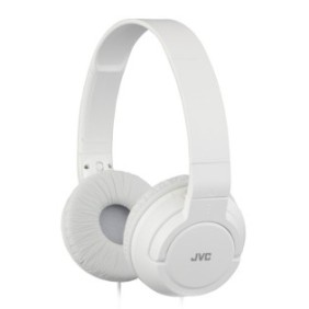 Cuffie audio on-ear JVC HA-S180-W, cablate, bianche