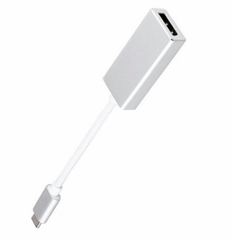 Adattatore, convertitore USB-C (USB3.1) maschio su Displayport femmina, 0,1 m, risoluzione 4K (UHD)