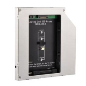 Telaio di montaggio Gembird Slim 5,25" per scheda di memoria SSD NGFF (M.2), 12,7 mm, A-SATA12M2-01