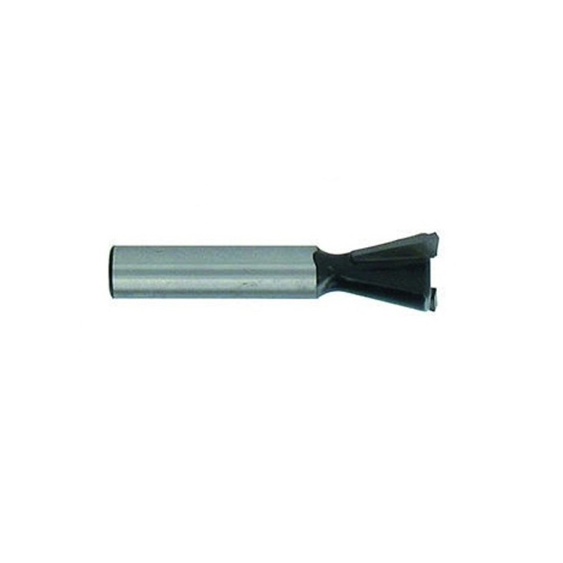 Fresa a candela, profilo a coda di rondine, diametro 14,3 mm, placcata CMS e gambo cilindrico, Tivoli