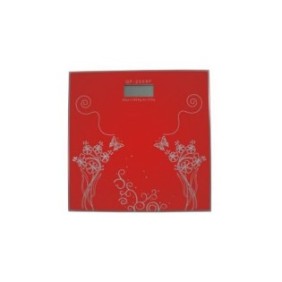 Bilancia digitale Hausberg, 150 kg, LCD, rossa