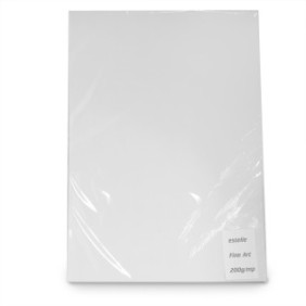 Carta A4 lucida Fine Art PERLE monofacciale 200g/m2 confezione da 20 fogli