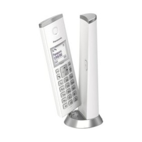 Telefono Dect Panasonic KX-TGK210FXW, ID chiamante, bianco