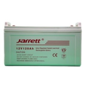 Batteria al gel, Jarrett, Deep Cycle, VRLA, 12V - 120Ah.