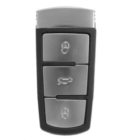 Custodia per telecomando compatibile Volkswagen, 3 pulsanti, modello elegante