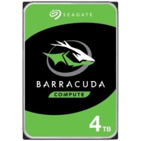 Disco rigido Seagate BarraCuda da 4 TB, 5.400 giri/min, cache da 256 MB, SATA-III
